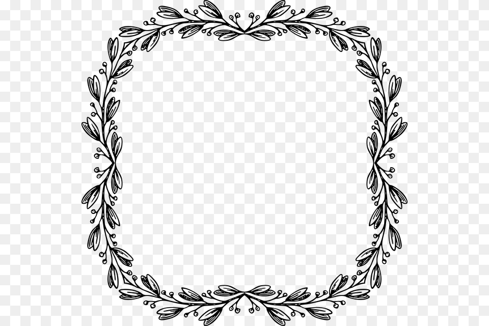 Ornamen Bunga Vektor, Gray Free Png