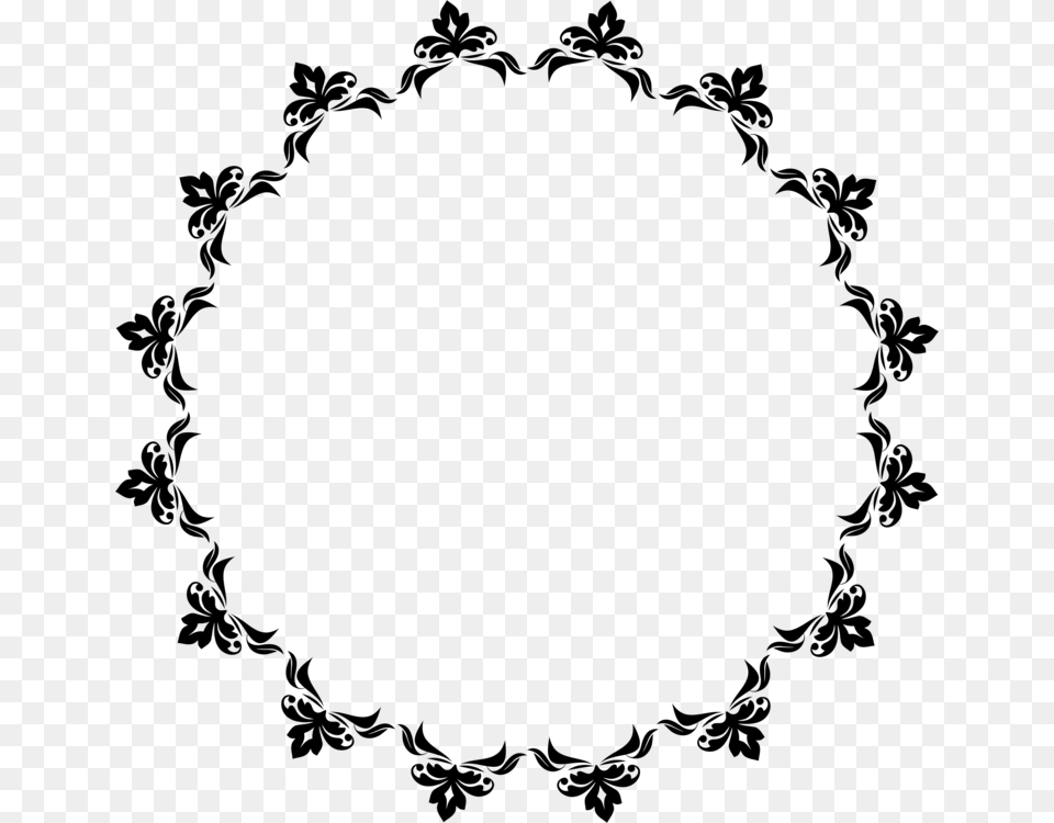 Ornament Art Picture Frames Drawing Motif, Gray Png Image