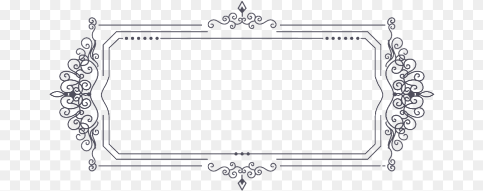 Ornament Border Blackboard Free Png