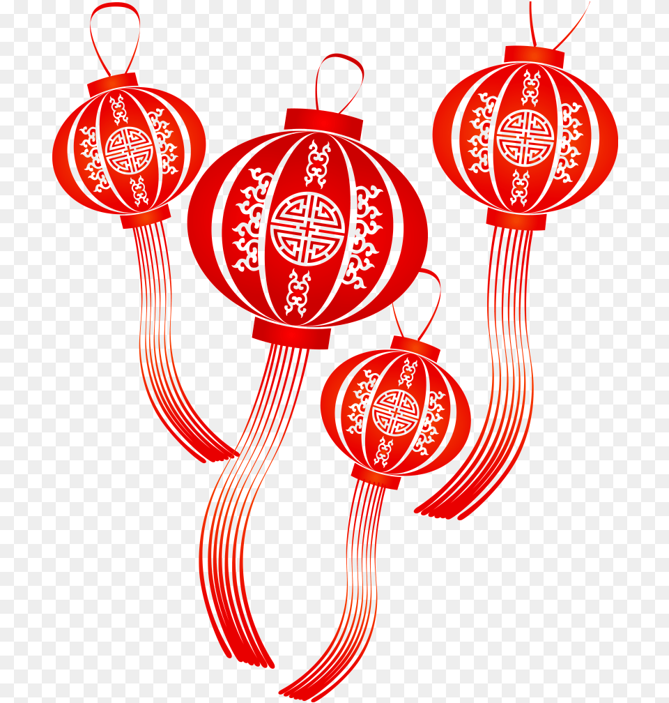 Ornament Chinese New Year Vector, Lamp, Lantern, Art Png