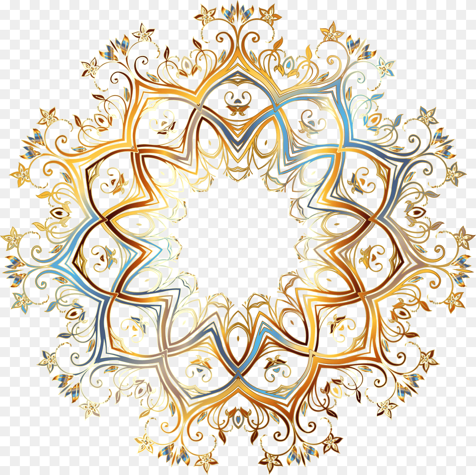 Ornament Clipart Circle Arabic Ornament Gold, Accessories, Fractal, Pattern, Art Free Png