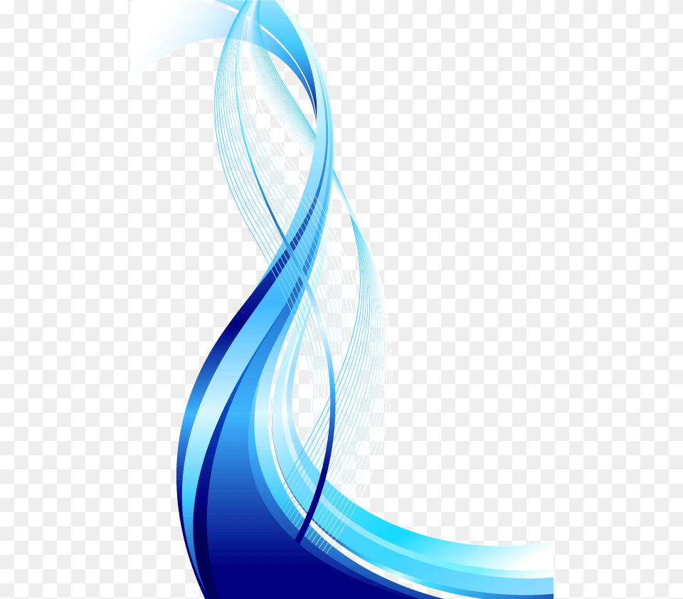Ornament Curve Gradation Smooth Striped Lines Clipart Blue Color Background, Art, Graphics, Pattern, Light Free Png