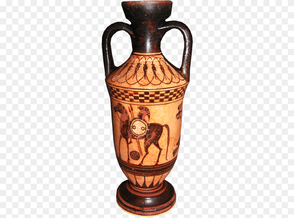 Ornament Greek Urn Decorative Gambar Guci, Jar, Pottery, Vase, Bottle Free Png