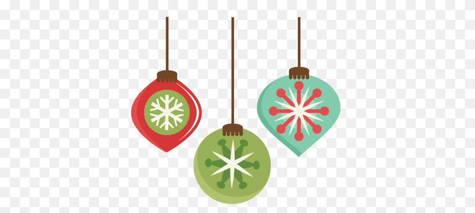 Ornament Set Cutting Christmas Ornament, Accessories, Earring, Jewelry, Plant Png Image
