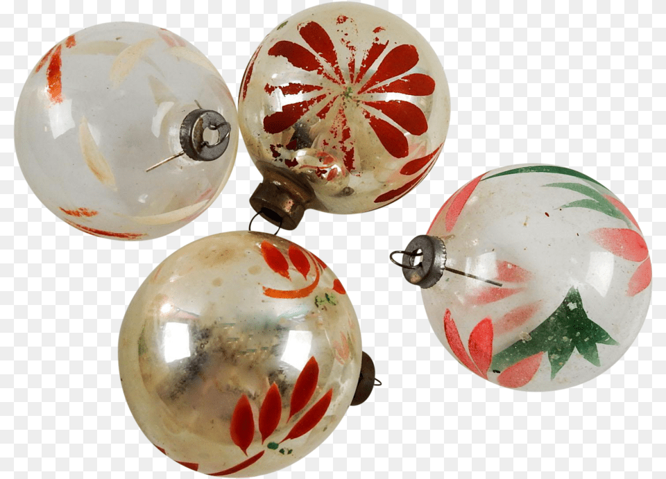 Ornament Transparent Vintage Christmas Christmas Ornament Vintage Painted Christmas Ornaments, Accessories, Jewelry, Christmas Decorations, Festival Png Image
