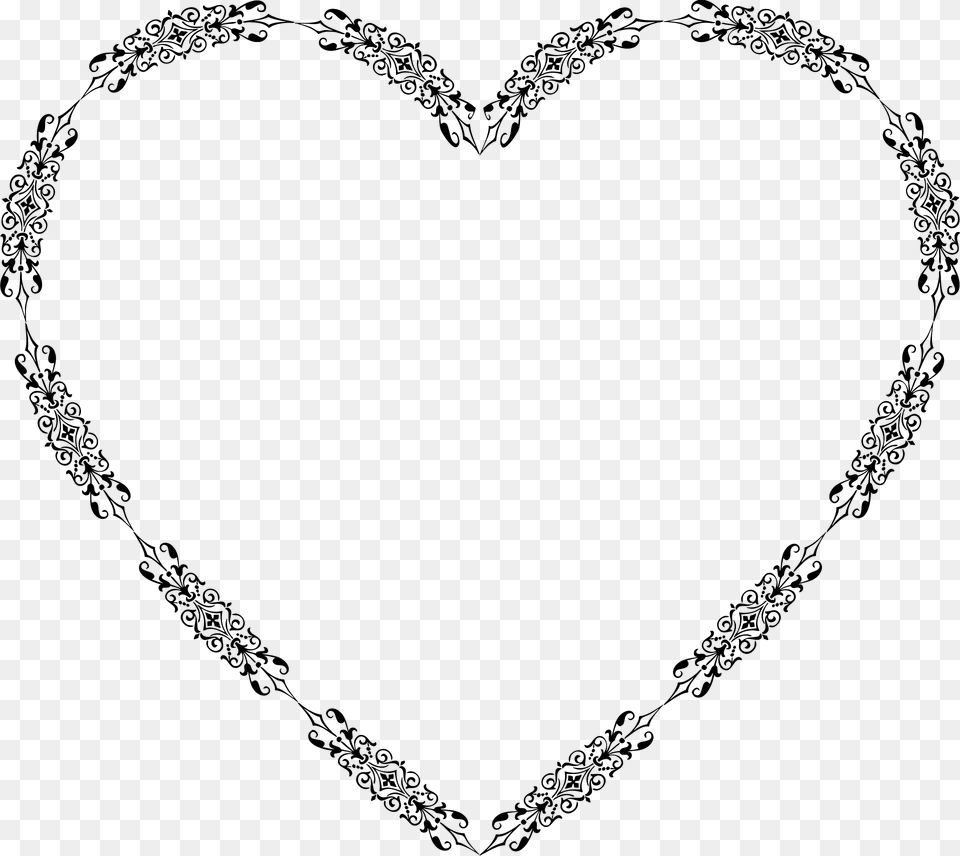 Ornamental Clipart, Accessories, Jewelry, Necklace, Heart Png
