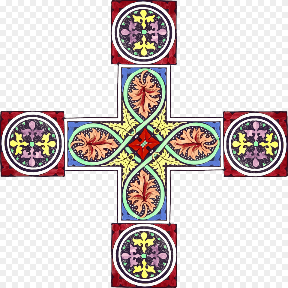 Ornamental Cross Clipart, Pattern, Art, Floral Design, Graphics Free Png Download