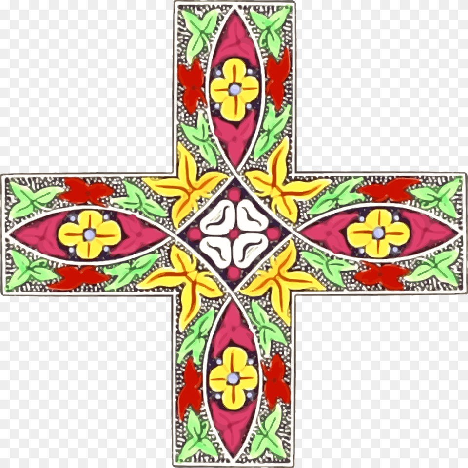 Ornamental Cross Clipart, Art, Floral Design, Graphics, Pattern Free Transparent Png