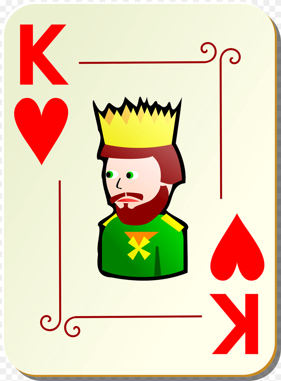 Ornamental Deck King Of Hearts Clipart, Baby, Person, Face, Head Free Transparent Png