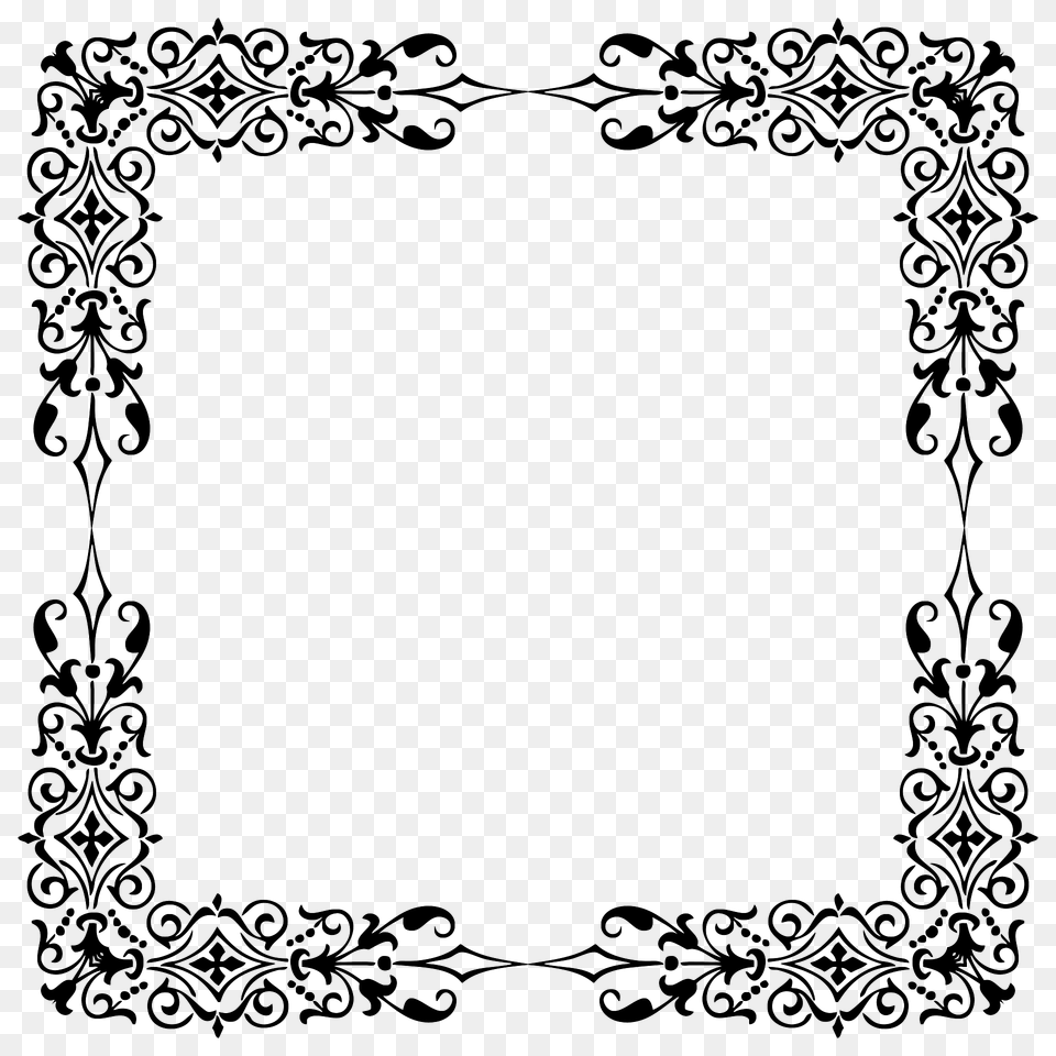 Ornamental Divider Frame 5 Clipart, Art, Floral Design, Graphics, Home Decor Png Image