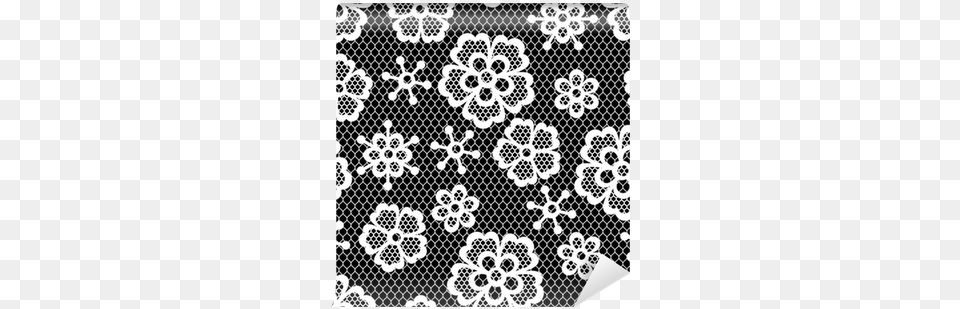 Ornamental Flowers Seamless Lace Pattern Texture Free Png