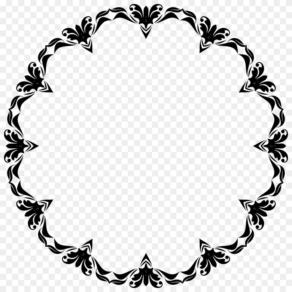 Ornamental Frame 2 Clipart, Oval, Pattern, Green, Art Png