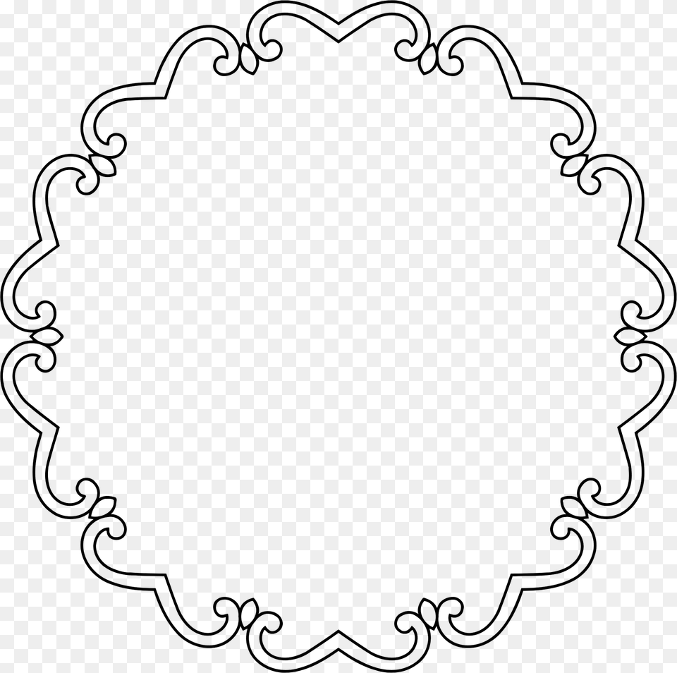 Ornamental Frame Clipart, Oval, Pattern Png