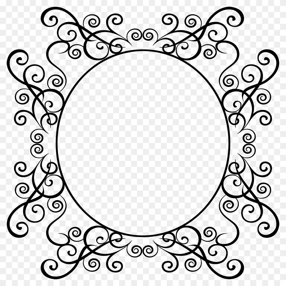 Ornamental Frame Clipart, Oval, Pattern Free Png Download