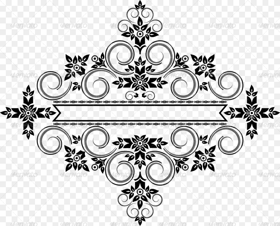 Ornamental Pattern 2 Decorative Ornaments, Text, Blackboard Free Png