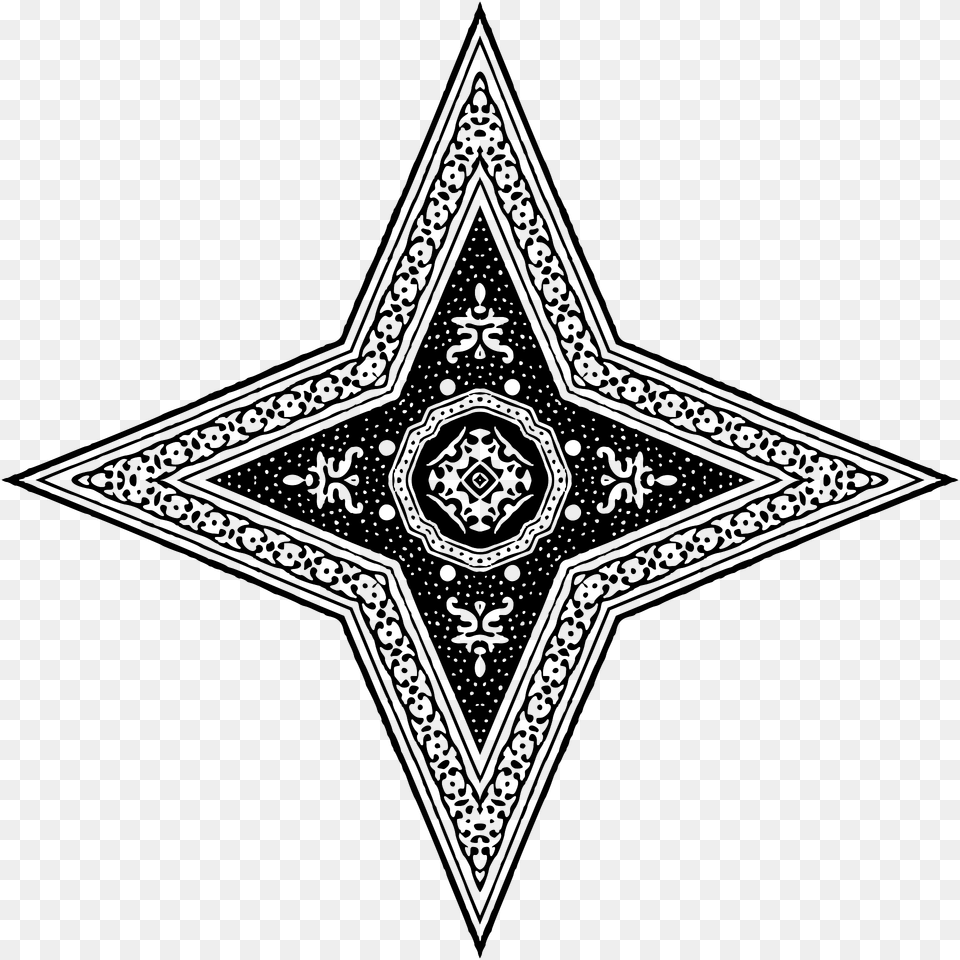Ornamental Star Clipart, Cross, Pattern, Symbol, Star Symbol Free Transparent Png