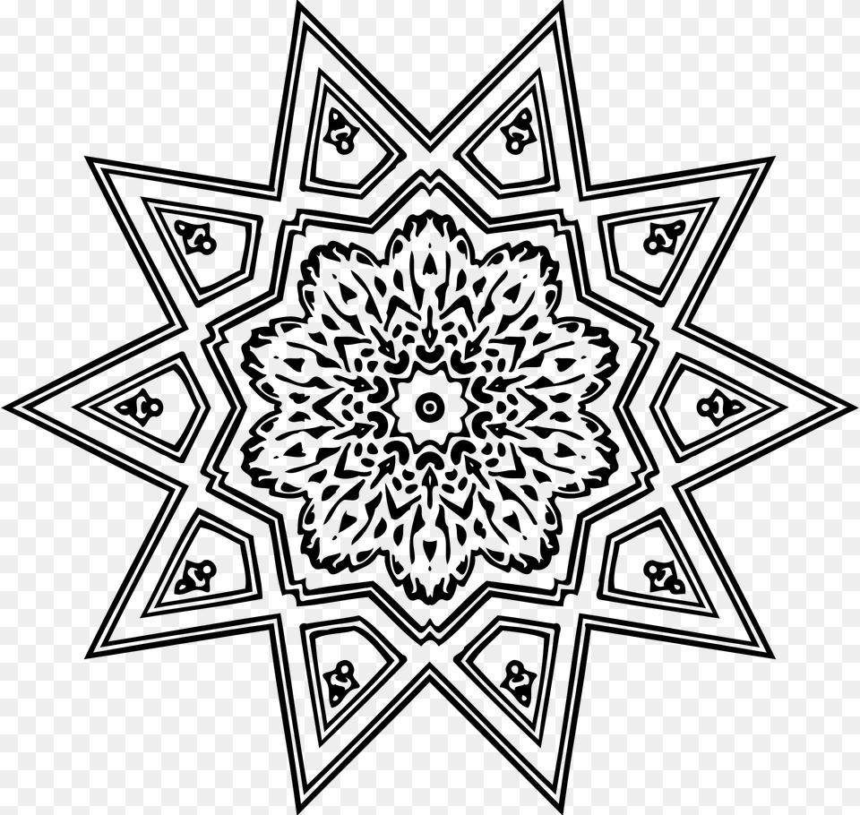 Ornamental Star Clipart, Pattern, Art, Floral Design, Graphics Free Transparent Png