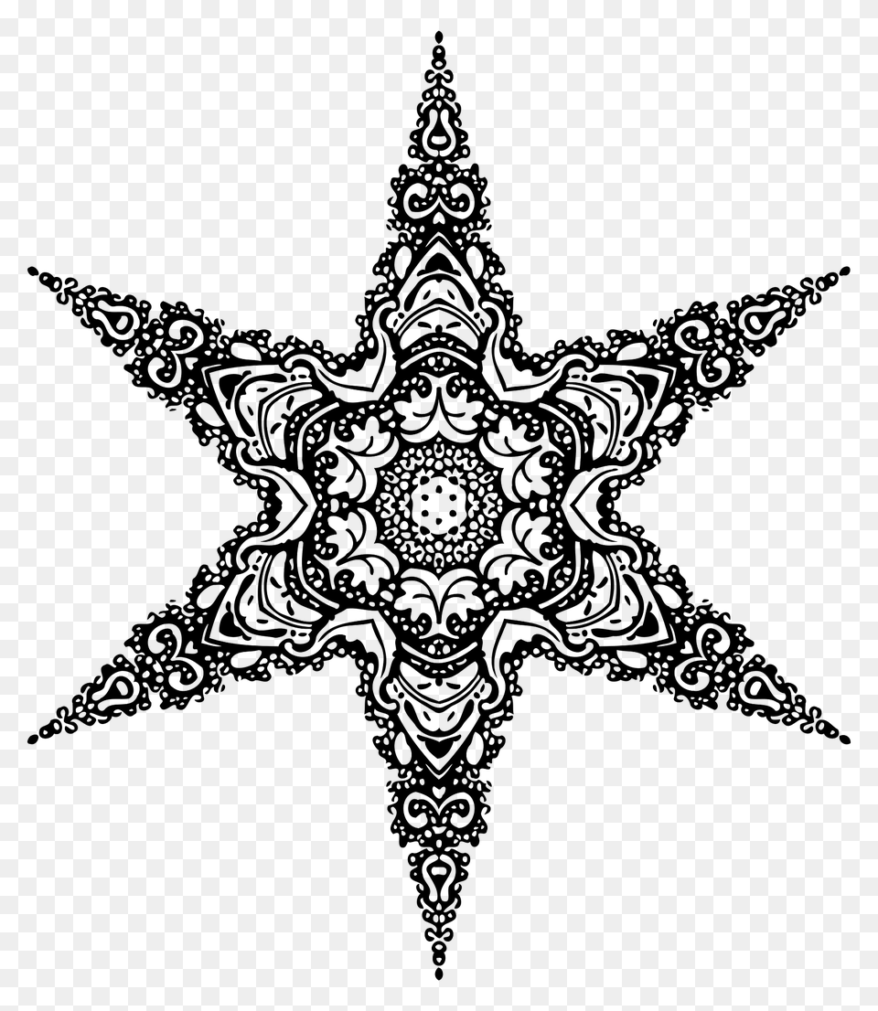 Ornamental Star Clipart, Pattern, Cross, Symbol, Star Symbol Png