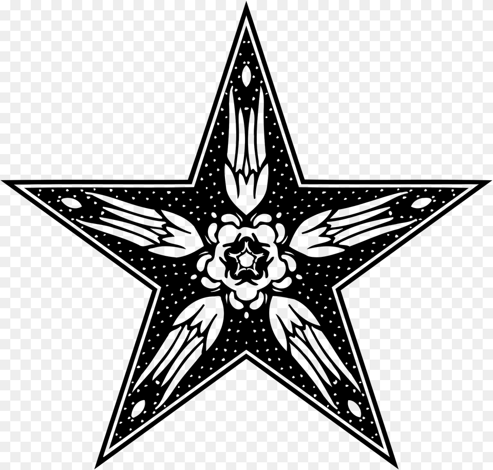 Ornamental Star Clipart, Symbol, Star Symbol, Person Free Transparent Png