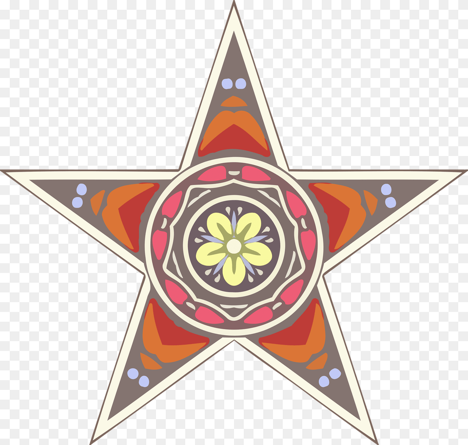 Ornamental Star Clipart, Star Symbol, Symbol Free Transparent Png