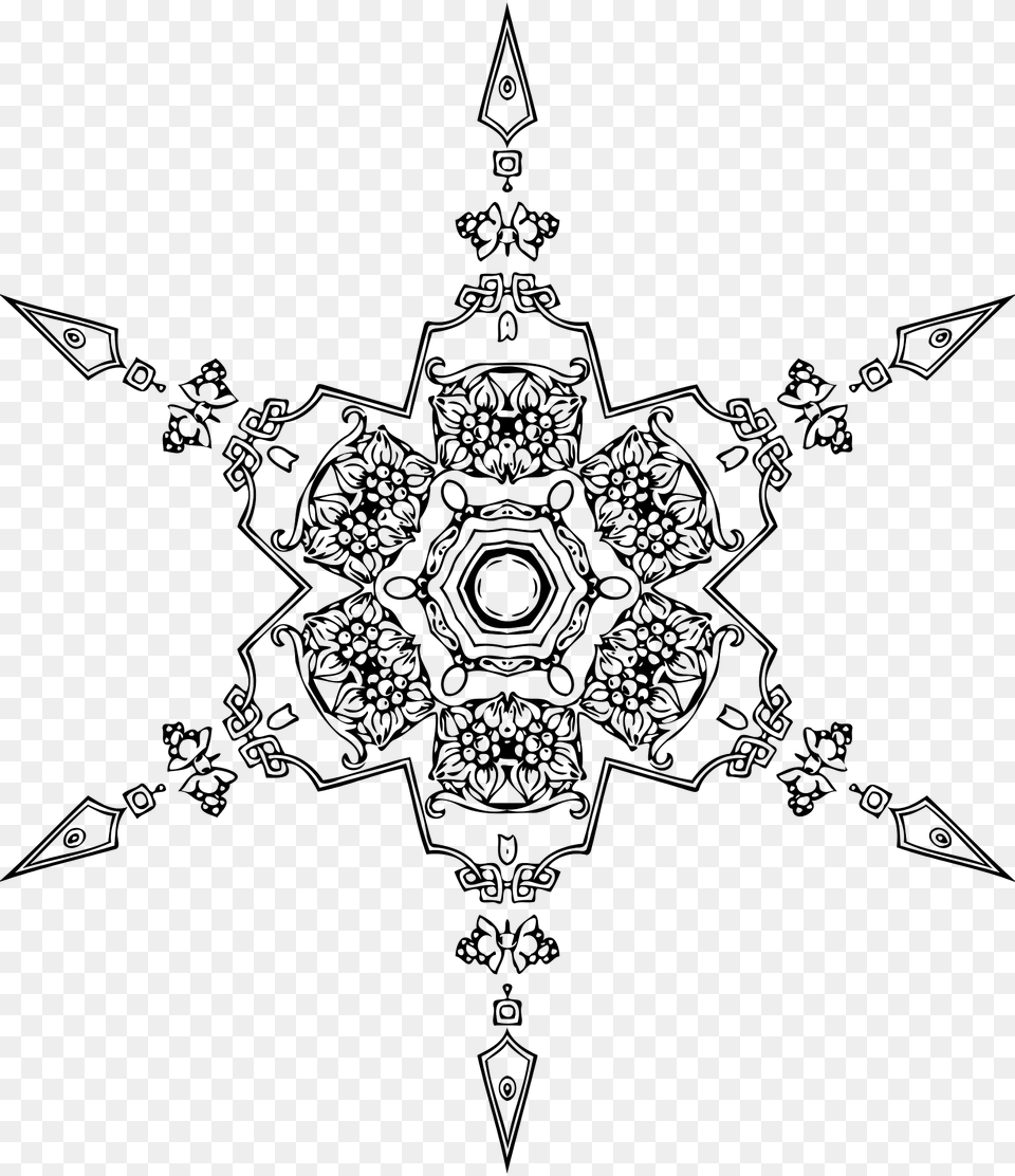 Ornamental Star Clipart, Pattern, Accessories, Art, Floral Design Free Png Download