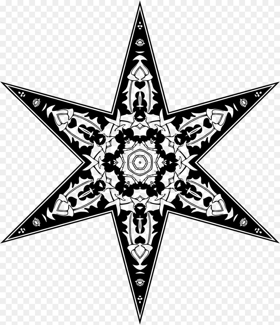 Ornamental Star Clipart, Symbol, Star Symbol Free Transparent Png