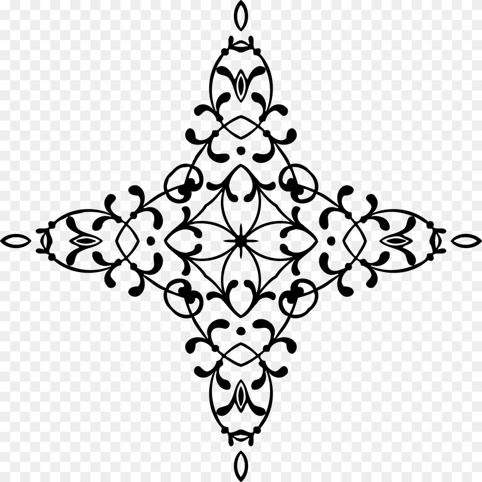 Ornamental Star Clipart, Art, Floral Design, Graphics, Pattern Png Image
