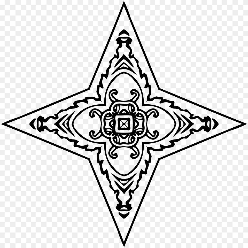 Ornamental Star Clipart, Symbol, Star Symbol Free Transparent Png