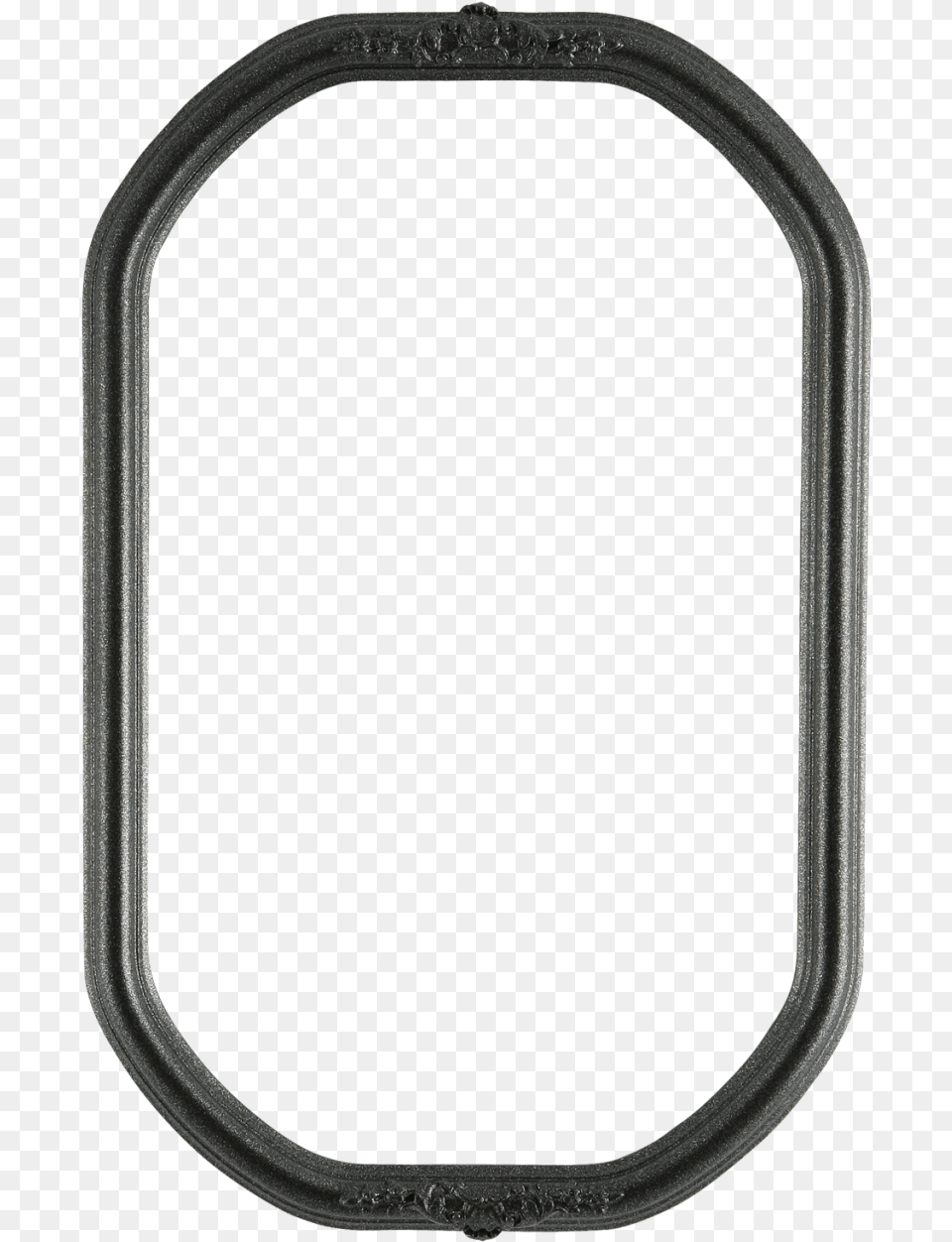 Ornate Black Picture Frame, Photography, Oval Png Image