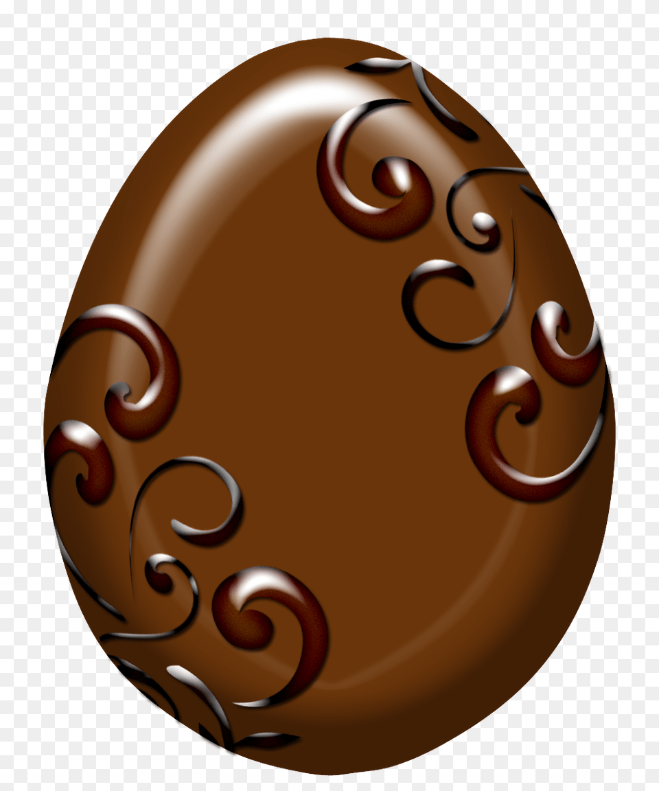 Ornate Chocolate Egg, Food, Face, Head, Person Png Image