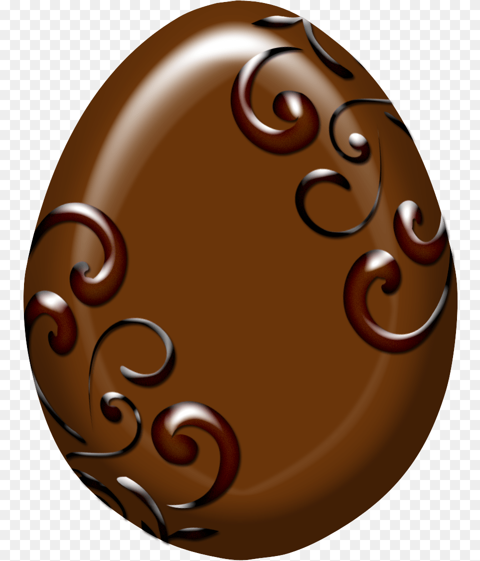 Ornate Chocolate Egg Chocolate Egg Background, Food, Sweets Free Transparent Png