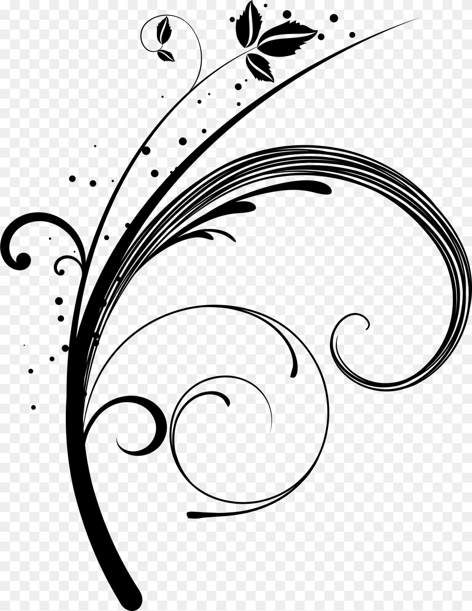 Ornate Cu Ok Calligraphy Clipart, Gray Png Image