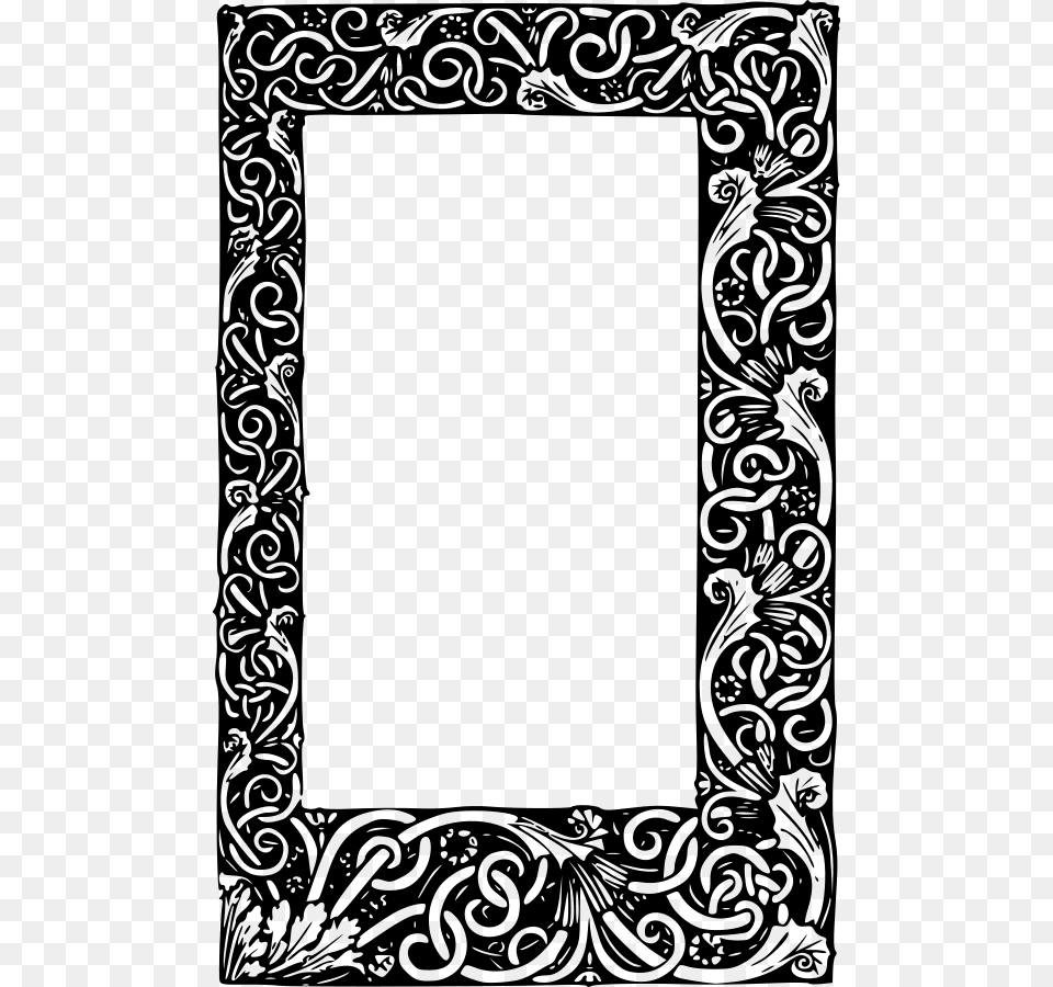 Ornate Frames Clipart, Gray Free Png Download
