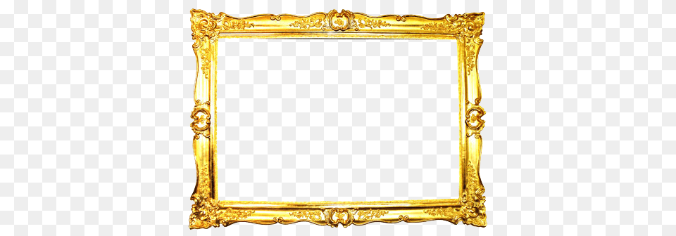 Ornate Gold Frame, Blackboard Free Transparent Png