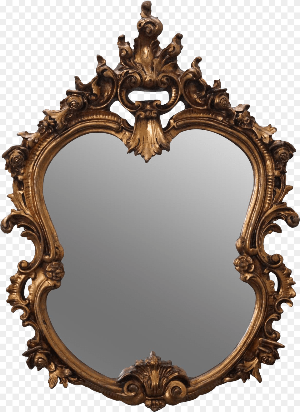 Ornate Gold Frame Mirror, Photography Free Transparent Png