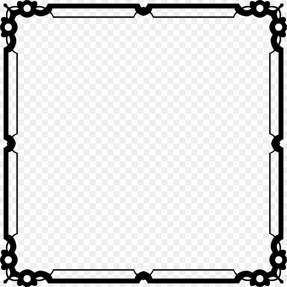 Ornate Nameplate Extended Icons, Gray Png