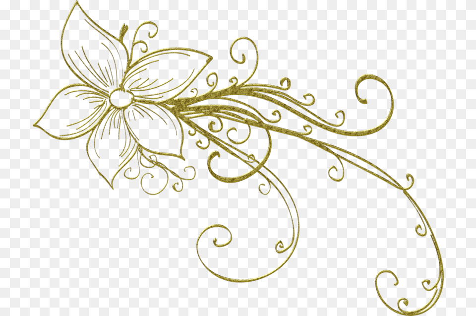 Ornement Flower Doodle Transparent Background, Art, Floral Design, Graphics, Pattern Png