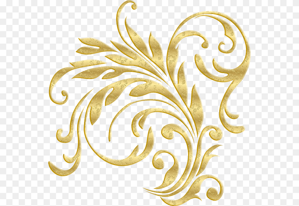 Ornement Gold Flower Design, Art, Floral Design, Graphics, Pattern Png