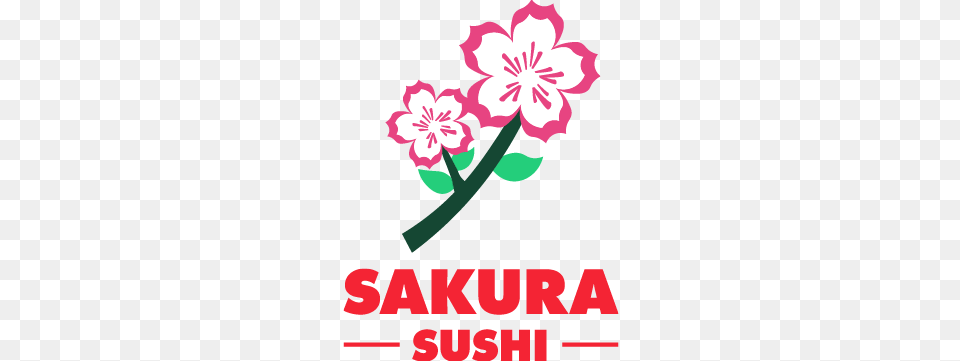 Oro Valley Marketplace Sakura Logo Full Color, Flower, Plant, Geranium, Dynamite Free Transparent Png