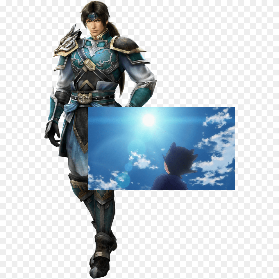 Orochi Dynasty Warriors 1 Zhao Yun, Clothing, Costume, Person, Adult Free Png