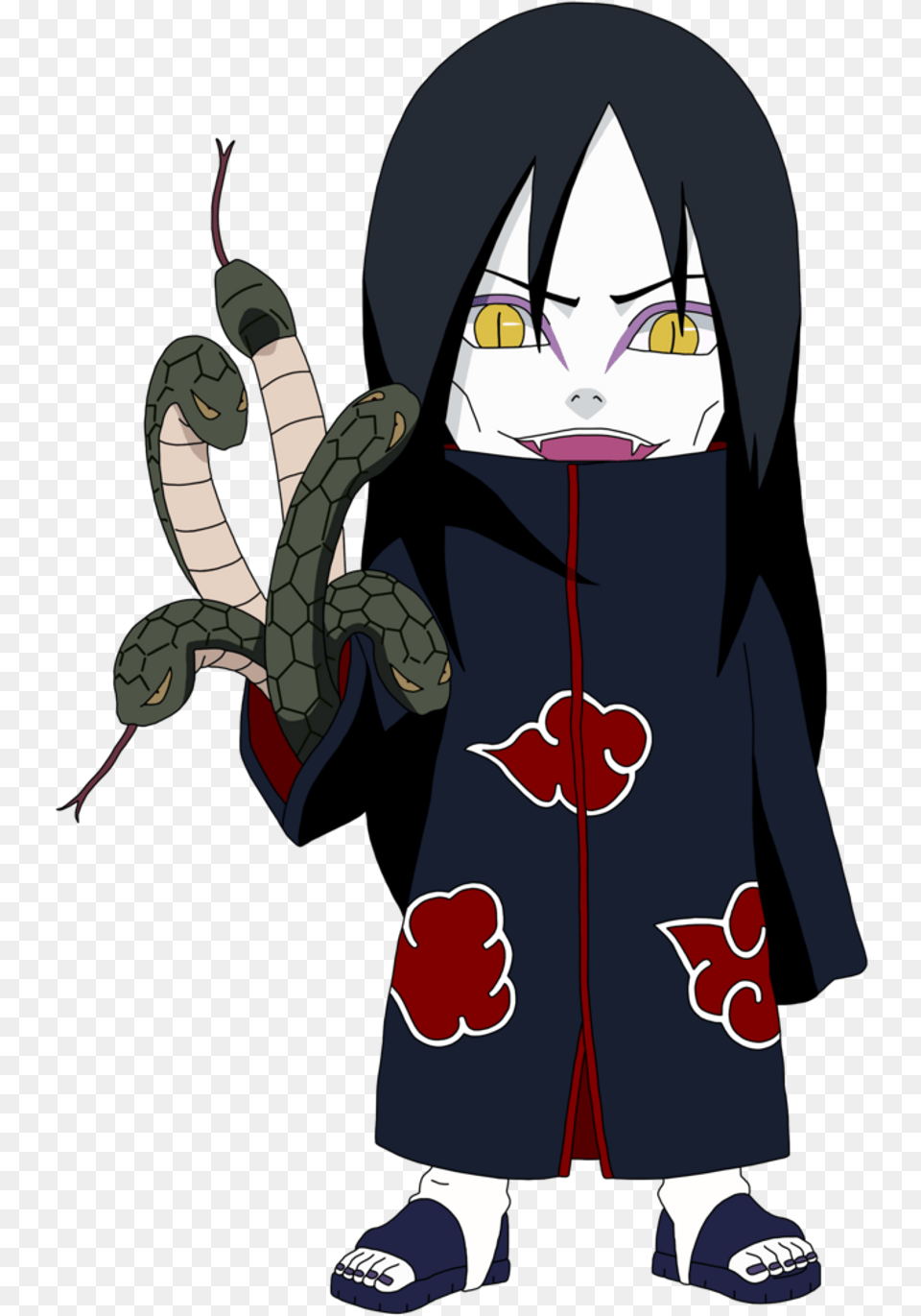 Orochimaru Ataksuki Naruto Chibi Orochimaru Chibi, Book, Publication, Comics, Adult Png Image