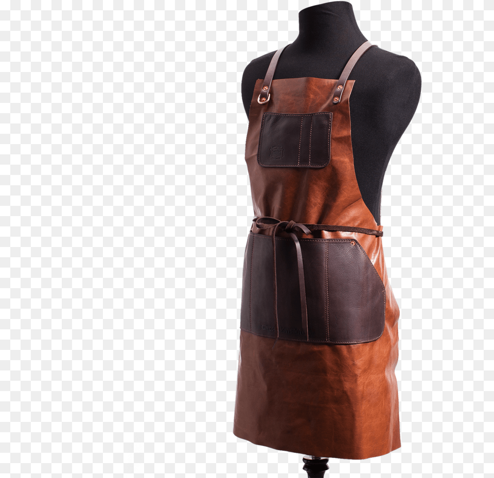 Orox Tan Leather Apron Vest, Clothing Png Image