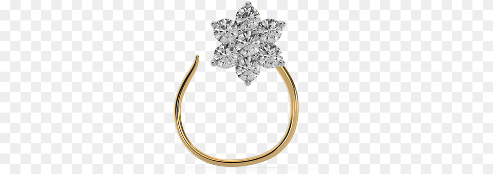 Orra Diamond Nosepin Engagement Ring, Accessories, Earring, Gemstone, Jewelry Free Png