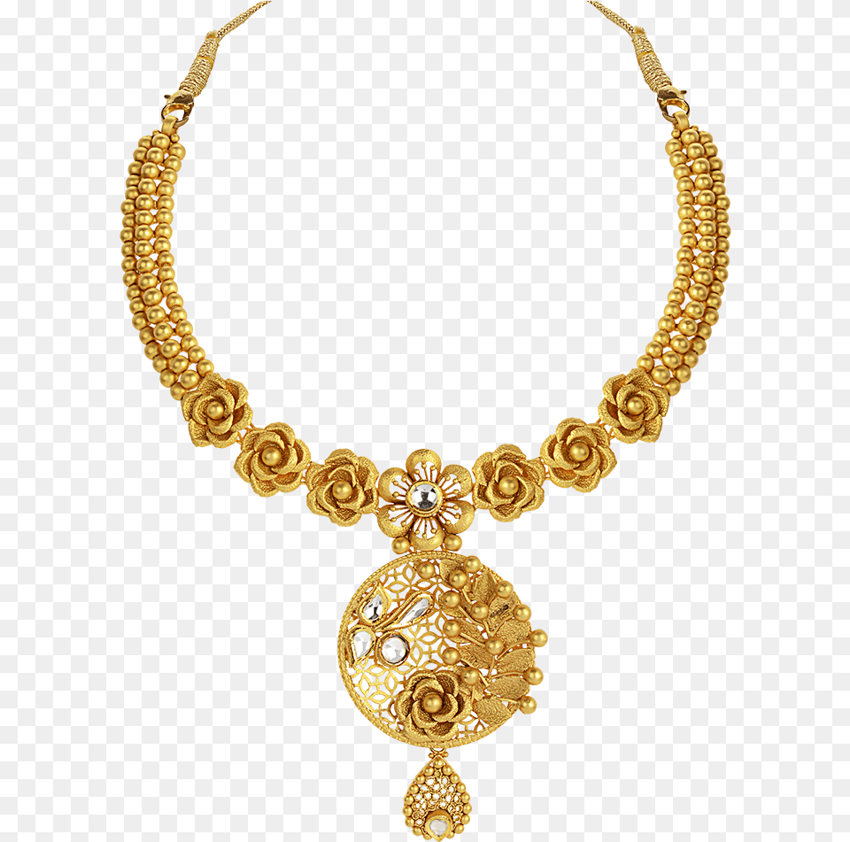 Orra Gold Set Necklace Black Coral Necklace, Accessories, Jewelry, Flower, Plant Free Png