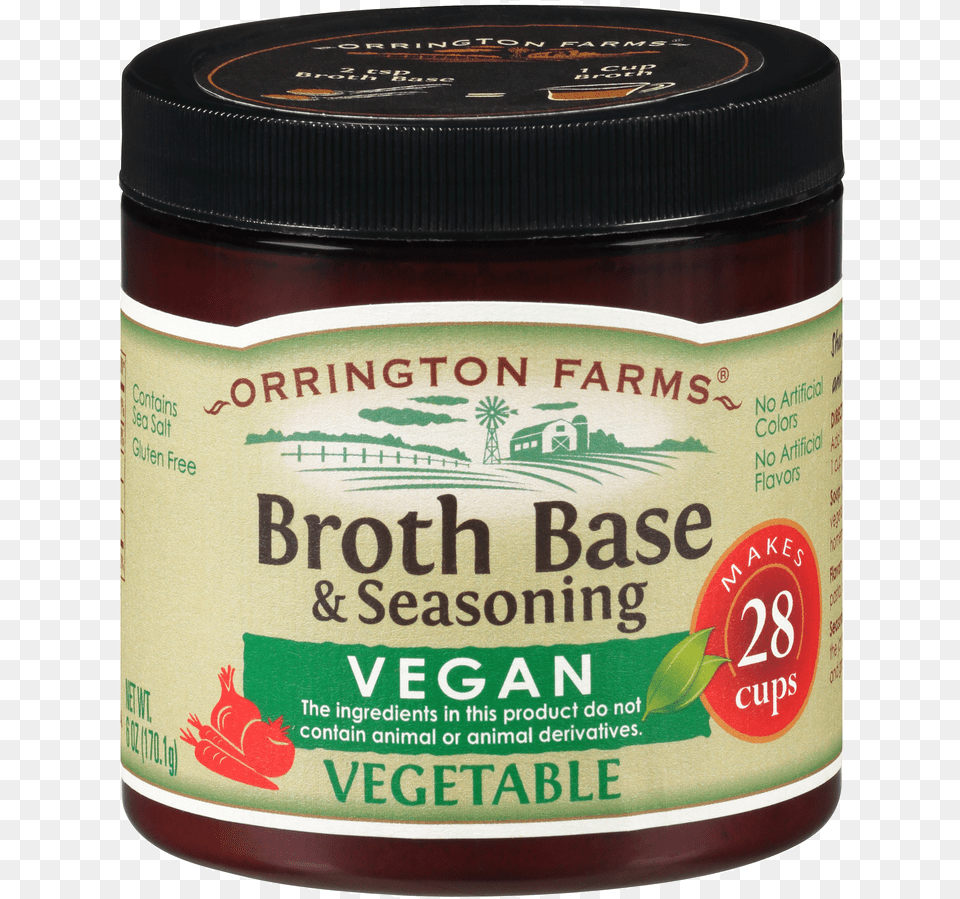 Orrington Farms Vegan Vegetable Broth Base Natural Foods, Can, Tin, Food Free Png Download