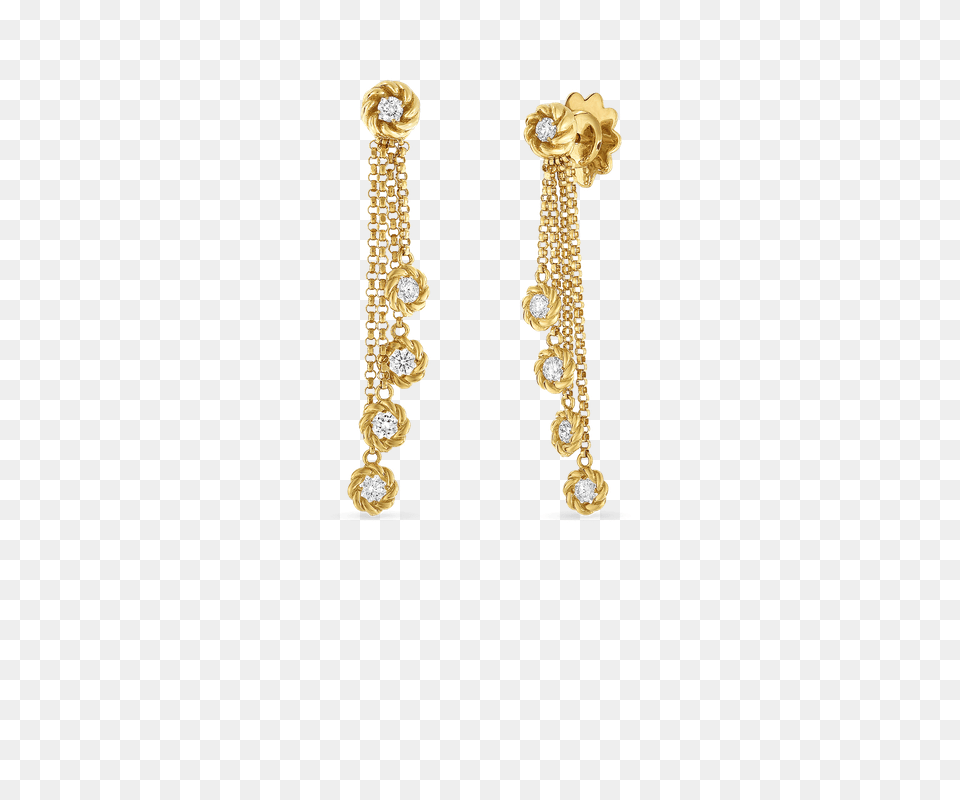 Orrs Jewelers Roberto Coin Drop Earrings With Diamond Stations, Accessories, Earring, Gemstone, Jewelry Free Png