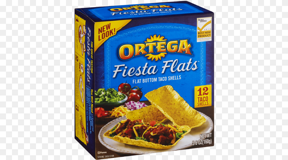 Ortega Fiesta Flats, Food, Taco, Lunch, Meal Png Image
