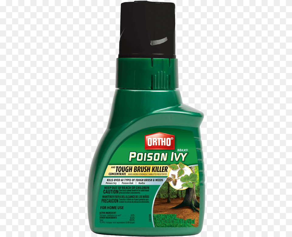 Ortho Max Poison Ivy And Tough Brush Killer, Herbal, Herbs, Plant, Bottle Png Image