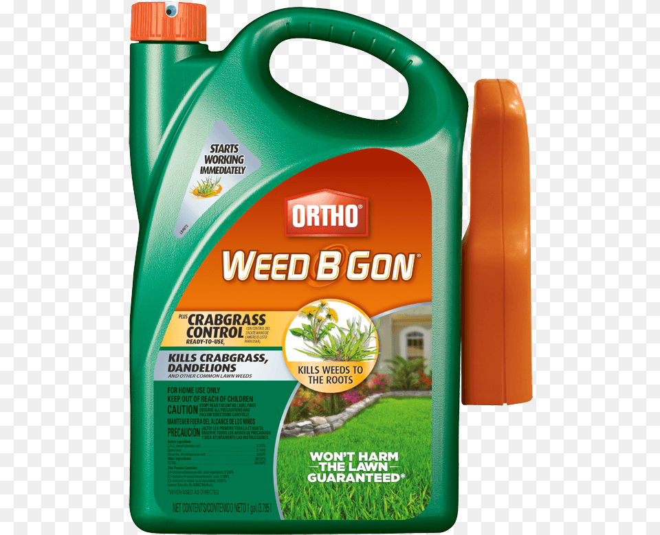 Ortho Weed B Gon, Herbal, Herbs, Plant, Bottle Png Image