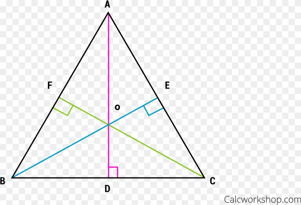 Orthocenter Of A Triangle Triangle, Light Png Image